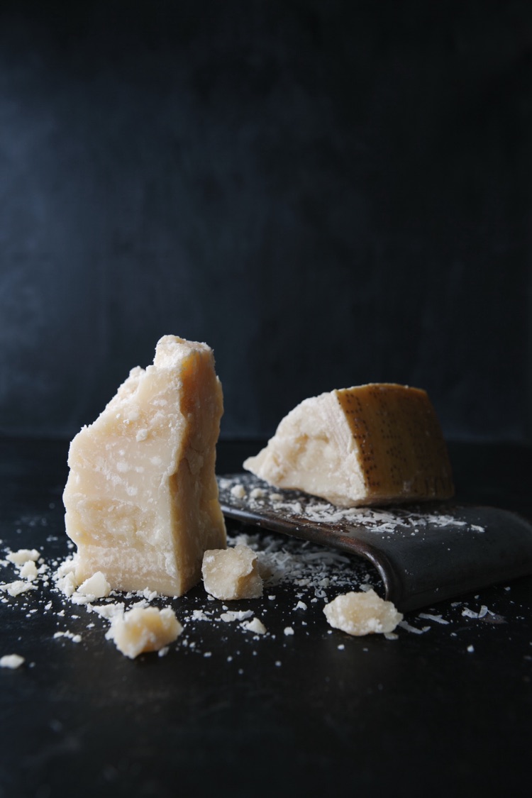 Freshly grated parmesan cheese