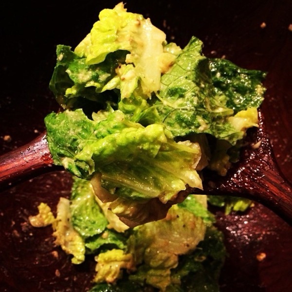 Weeknight caesar salad