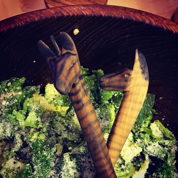 Caesar salad with grilled chicken